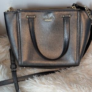 Kate Spade Metallic Silver Satchel